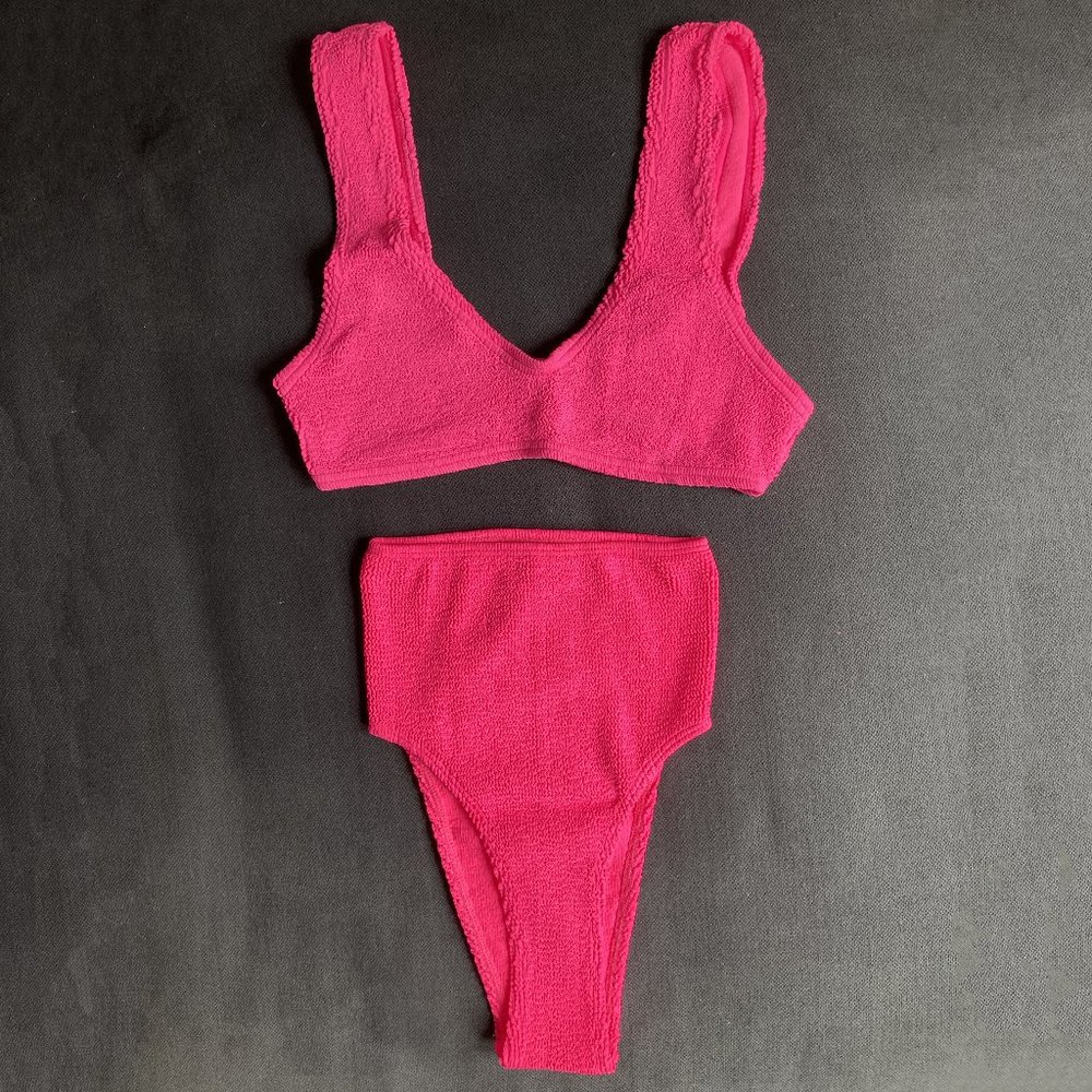 Love and Bikinis Neon Hot Pink Bikini